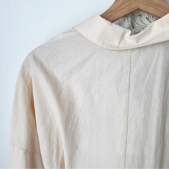 Zara Ruched Front Shirt Dress - Picture 11 of 13